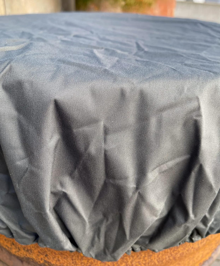 QUICK STAR 2 Stück Fasshaube 60cm aus Polyester PVC Schutzhülle Ölfass Regentonne Stahlfass Fassabde