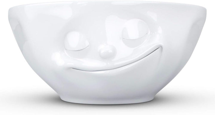 FIFTYEIGHT PRODUCTS Schalen 2er Set + Servietten, NEUHEIT 350 ml, GLÜCKLICH+GRINSEND