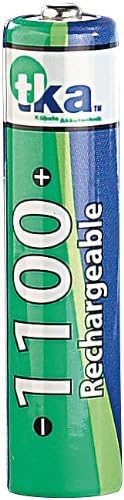 tka Köbele Akkutechnik Akku Batterien: 20er-Set NiMH-Akkus Typ AAA/Micro, 1.100 mAh, mit Aufbewahrun