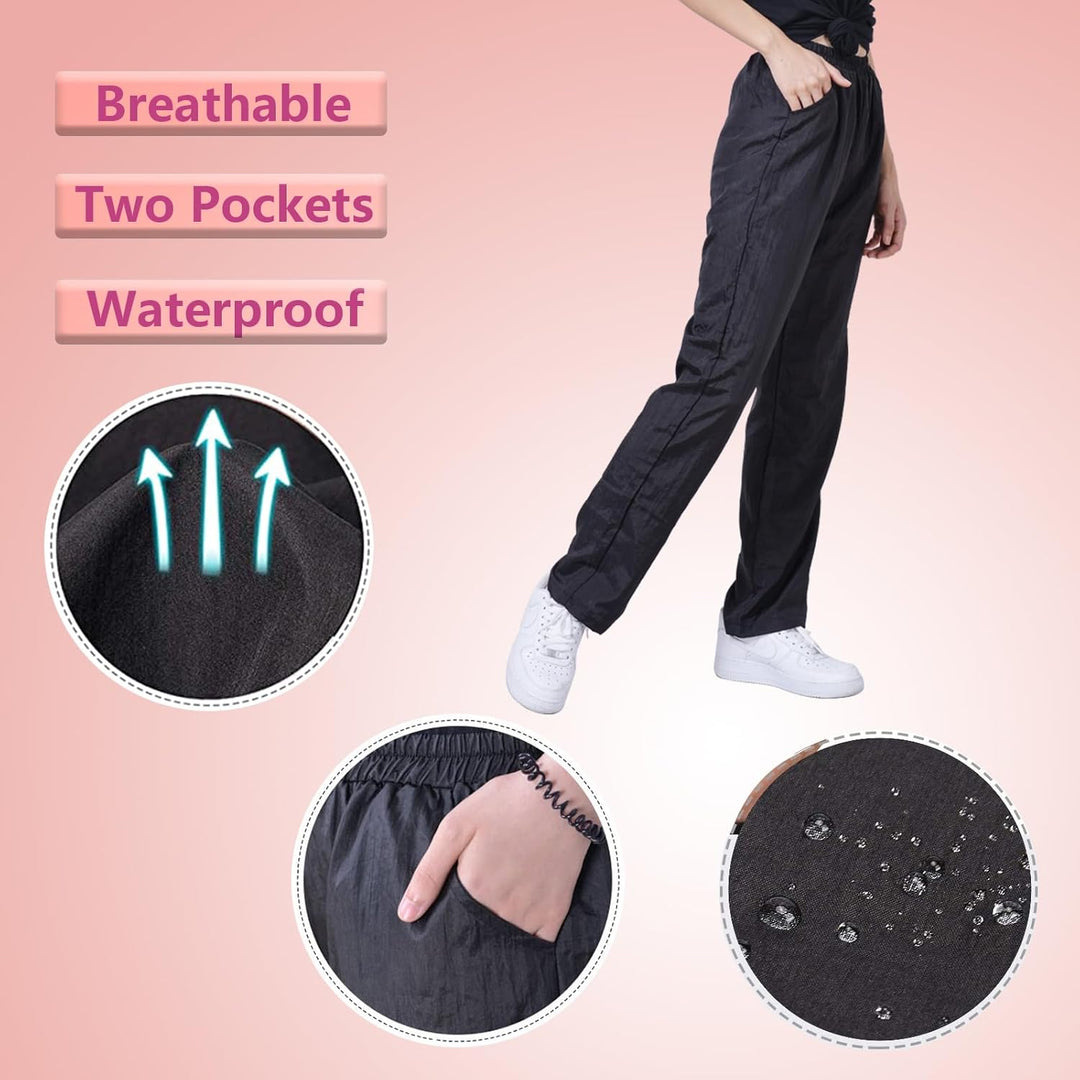 Gliitatu Uniform Hosen Wasserdicht Haarschutz Hosen für Haustierpfleger Friseur Krankenschwester (3X