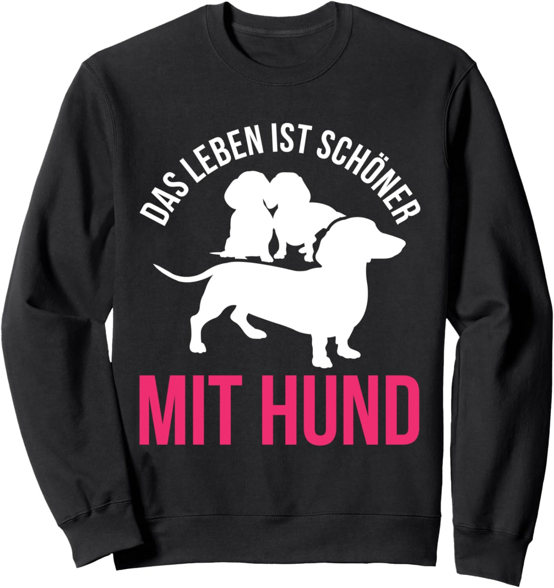 Hundebesitzer Geschenkidee Haustier Hunde Dackel Sweatshirt