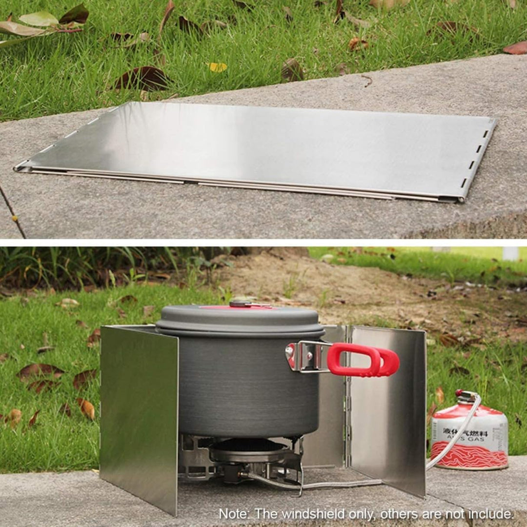 Outdoors Herd Windschutzscheibe Camping Kochen Windschutzscheiben Klappende Campingkocher Herd Winds