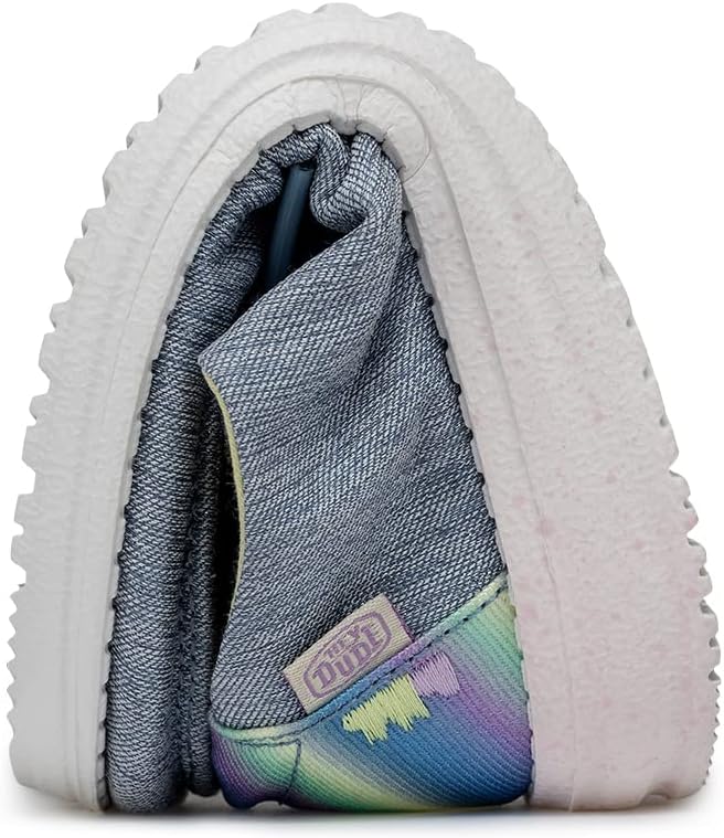 Hey Dude Damen Wendy SOX Mokassin Sparkle Denim 30 EU, Sparkle Denim 30 EU