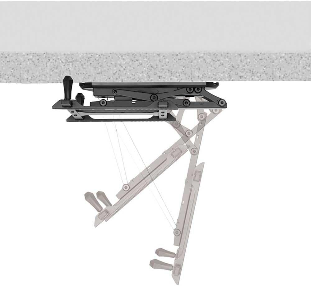 LogiLink BP0118 Elektrische TV-Deckenhalterung (32-70 Zoll) mit Fernbedienung für flache und curved