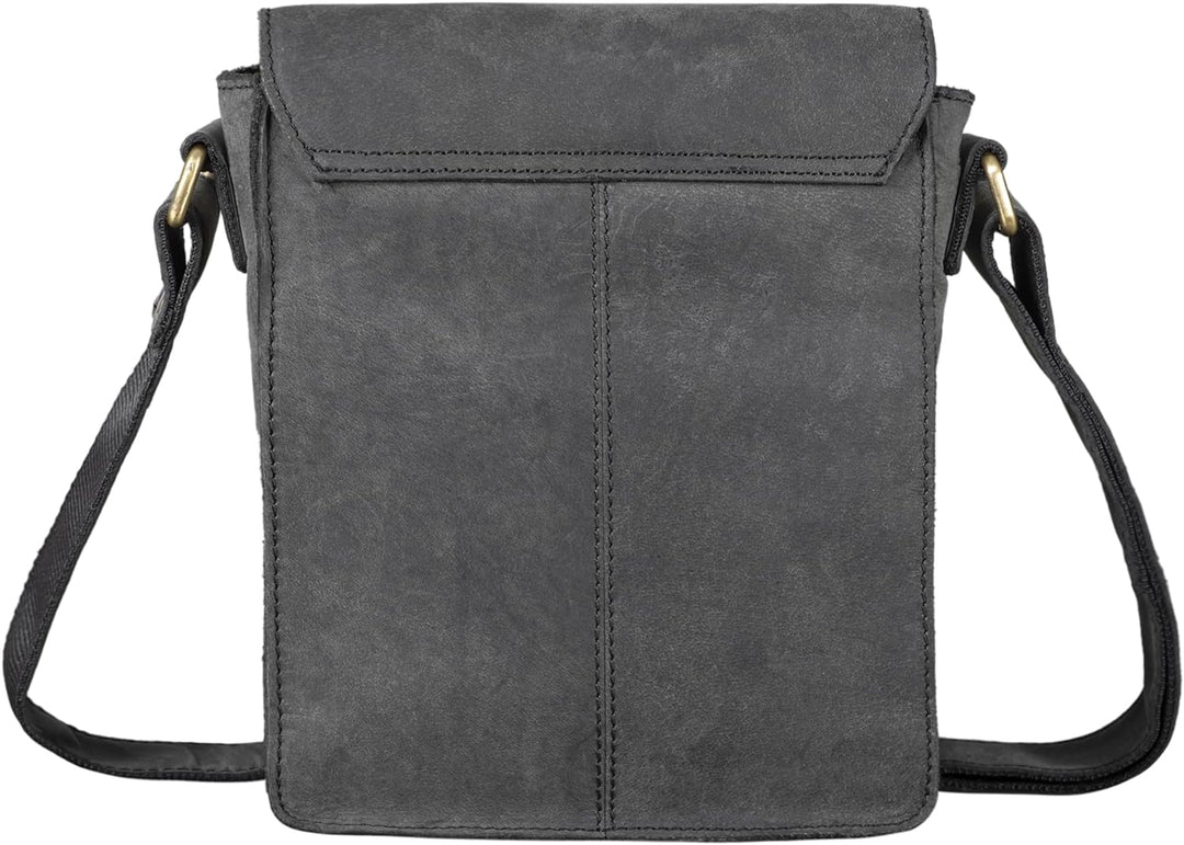 STILORD 'Pete' Umhängetasche Leder klein Männer Schultertasche Vintage Messenger Bag Herren 8,4 Zoll