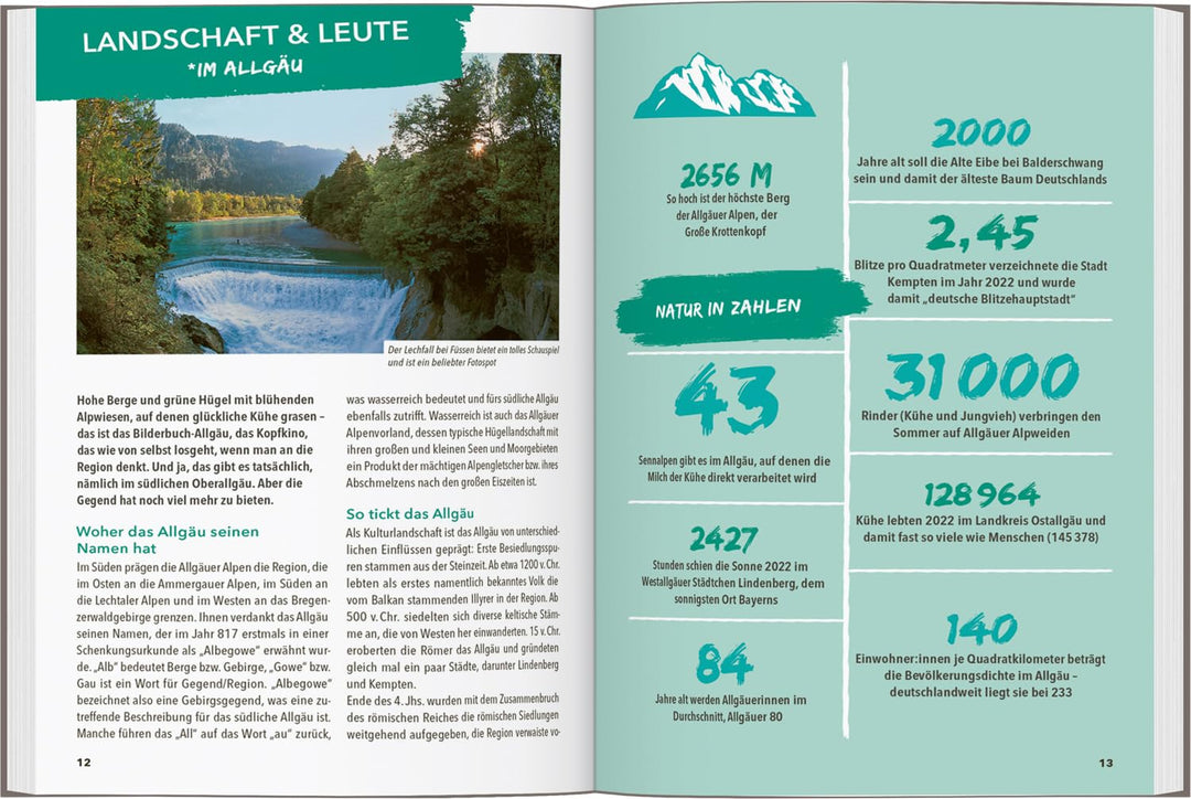 MARCO POLO OUTDOOR GUIDE Reiseführer Allgäu: Mit rund 150 Outdoor-Erlebnissen für alle, die am liebs