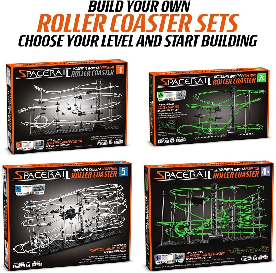 CKB Ltd SpaceRail Level 3 Kugelbahn Murmelbahn Konstruktionsspielzeug Marble Run Set Selbstbau kit I