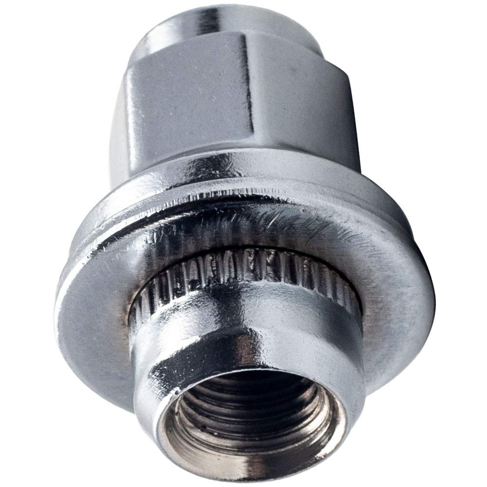 maXpeedingrods Satz mit 20 Alu-Radmuttern, M12 x 1,5 Radmuttern mit Sicherungsring für Jaguar X-TYPE