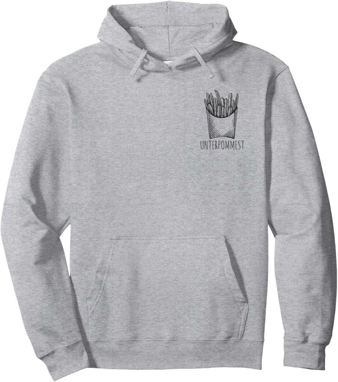 Unterpommest Kartoffel Pommes Fritten Pullover Hoodie