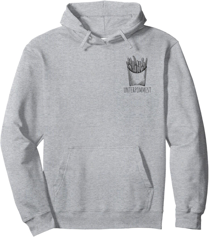 Unterpommest Kartoffel Pommes Fritten Pullover Hoodie