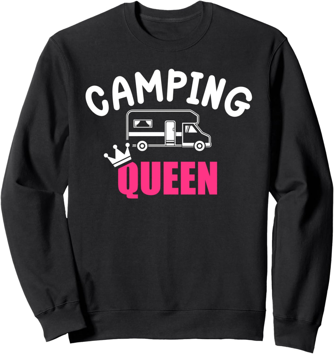 Camping queen Königin Wohnmobil Sweatshirt