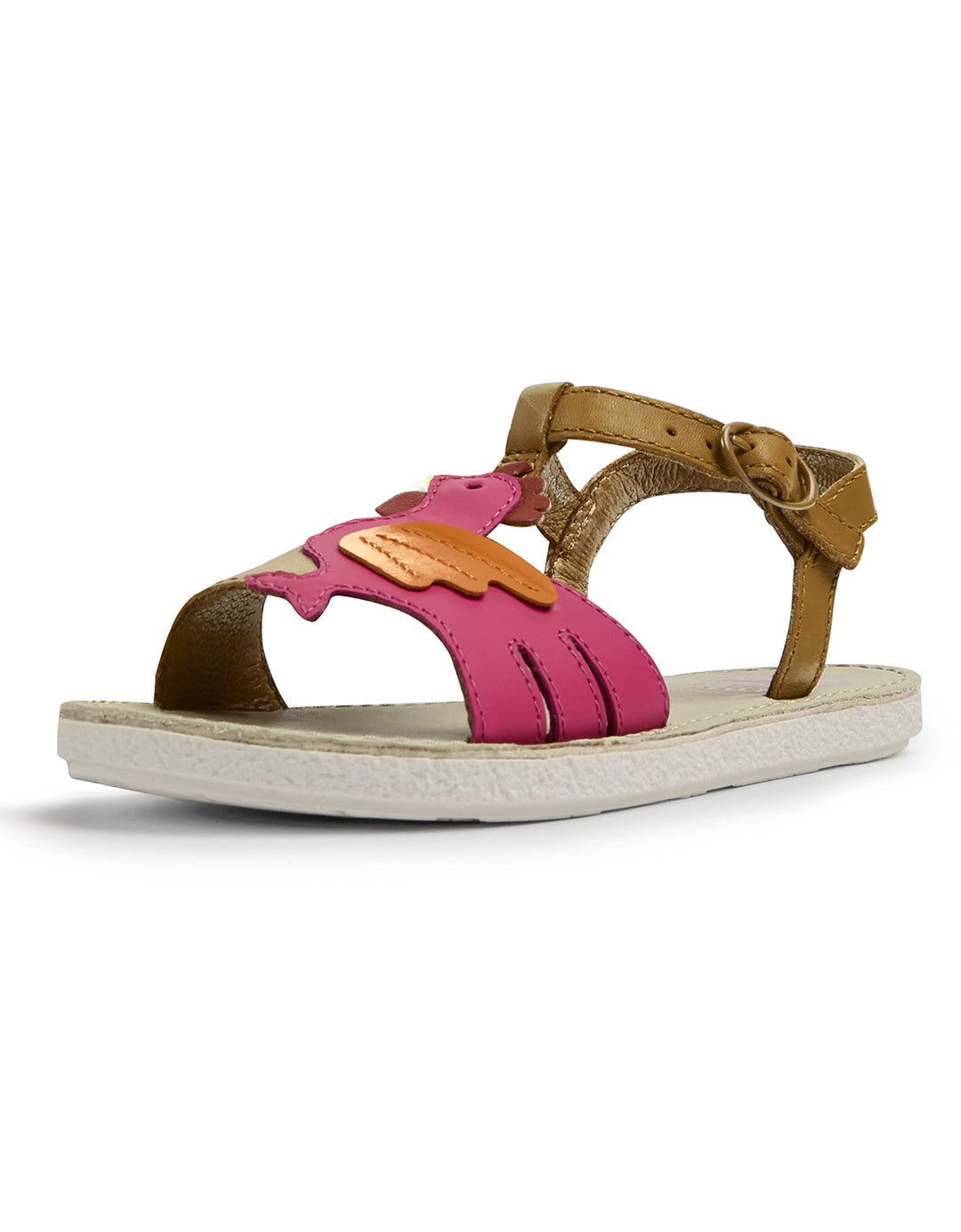 Camper Mädchen Miko K800478 T-Strap Sandal 28 EU Mehrfarben 001, 28 EU Mehrfarben 001