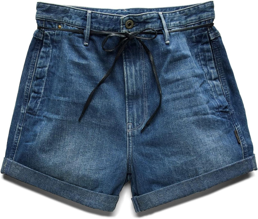 G-STAR RAW Damen Lynton Shorts 25W Blau (Antique Cosmic Blue D21411-c966-c945), 25W Blau (Antique Co