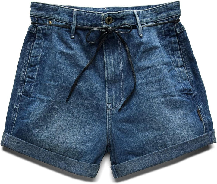 G-STAR RAW Damen Lynton Shorts 25W Blau (Antique Cosmic Blue D21411-c966-c945), 25W Blau (Antique Co