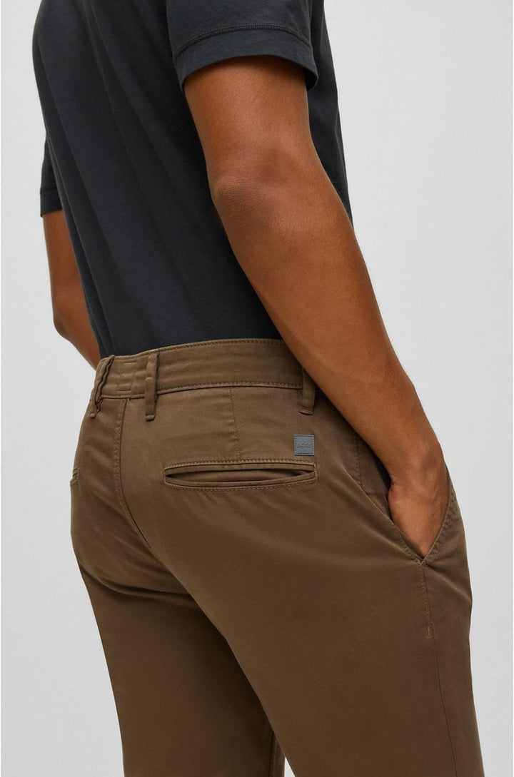 BOSS Herren Schino-Slim D Trousers Flat Packed 31W / 32L Dark Green308, 31W / 32L Dark Green308