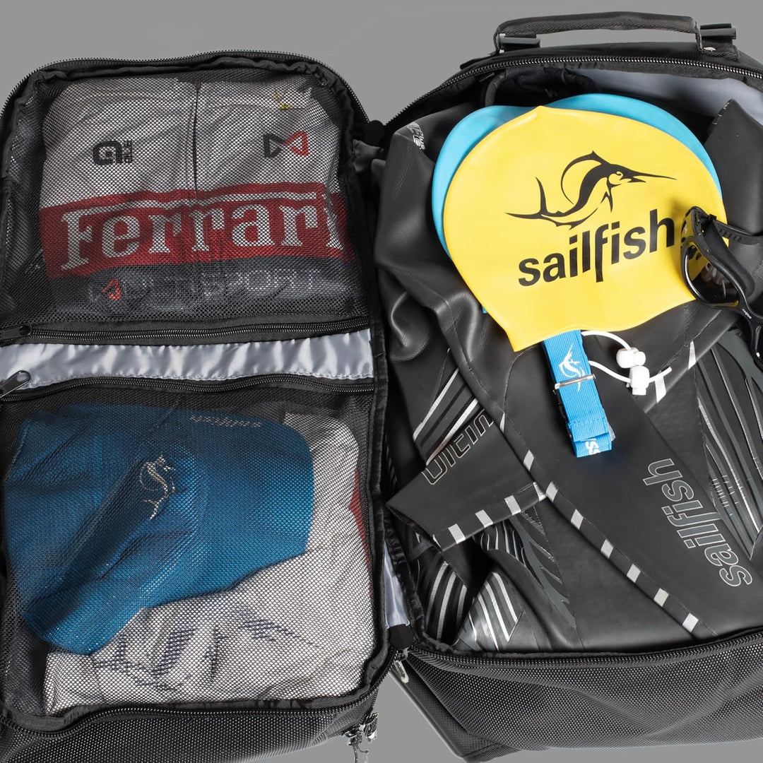 Sailfish® Transition Backpack Kona | 60L Triathlon Rucksack mit Fächern &amp; wasserabweisendem Material