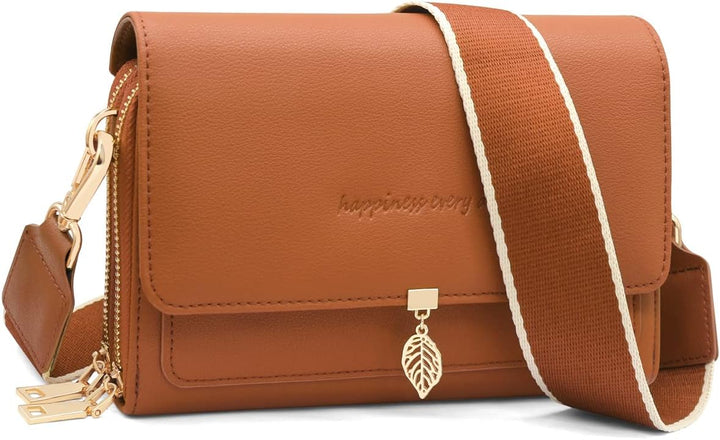 REETEE Handytasche Zum Umhängen Leder Damen Kleine Umhängetasche RFID Schutz Geldbörse Damen,Crossbo