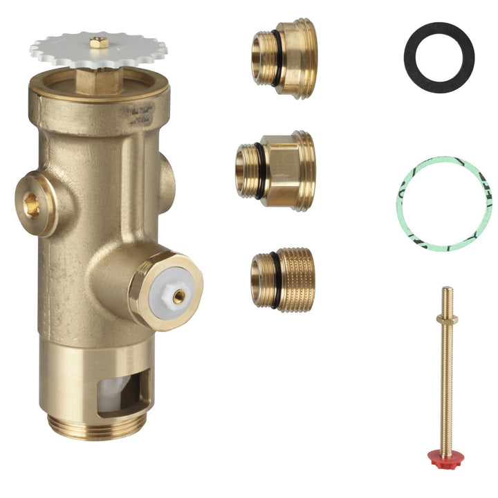 GROHE Drückspüler für WC (DN20, Wandeinbau, ohne Vorabsperrung), 43996000 Single, Single