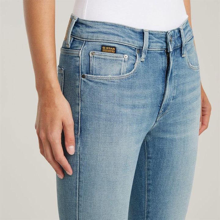 G-STAR Damen 3301 Flare Jeans 23W / 30L Blau (Sun Faded Summer Sky D21290-d441-h099), 23W / 30L Blau
