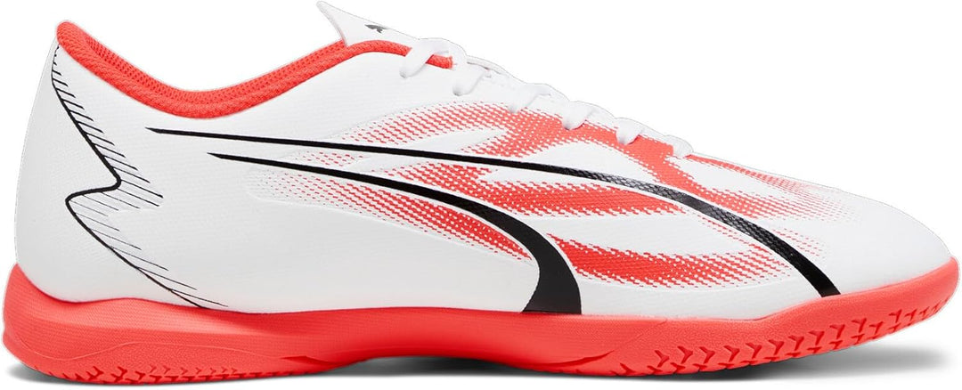 PUMA Herren Ultra Play It Fussballschuh 42 EU Puma White Puma Black Fire Orchid, 42 EU Puma White Pu