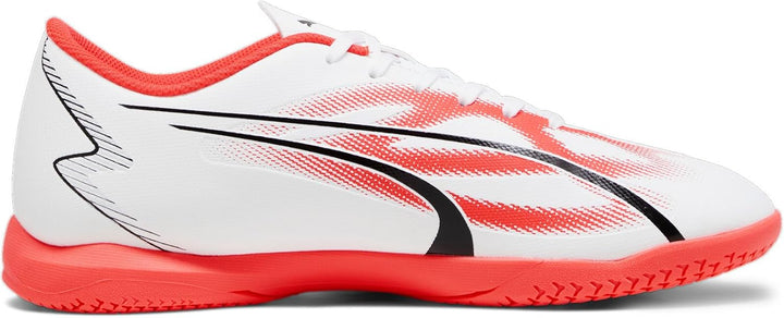 PUMA Herren Ultra Play It Fussballschuh 42 EU Puma White Puma Black Fire Orchid, 42 EU Puma White Pu