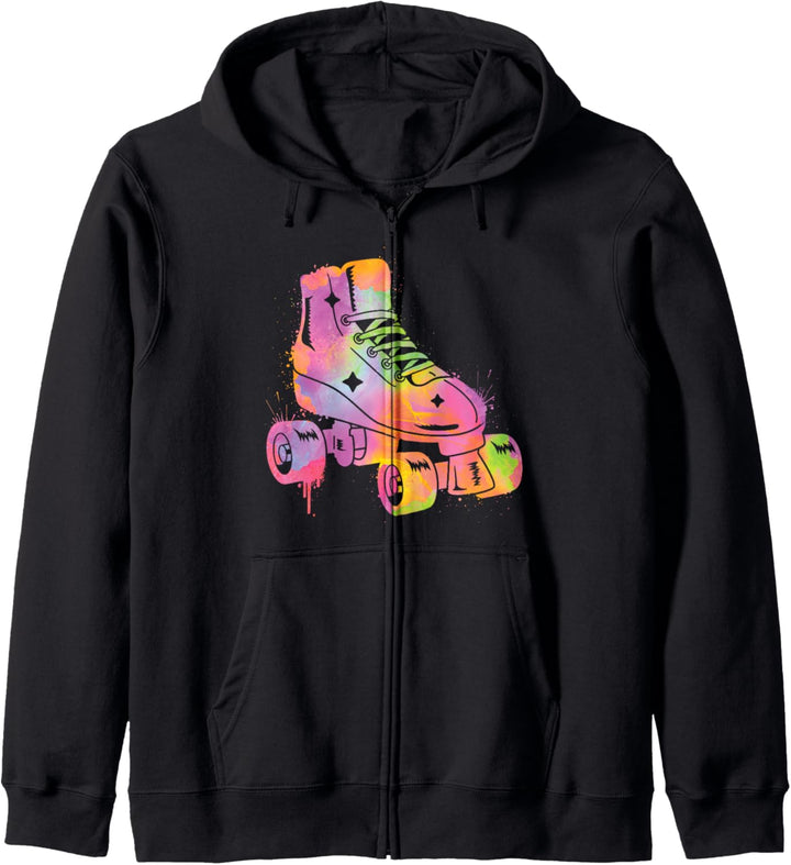Rollschuh Roller Skating Damen Mädchen Rollschuhe Kinder Kapuzenjacke