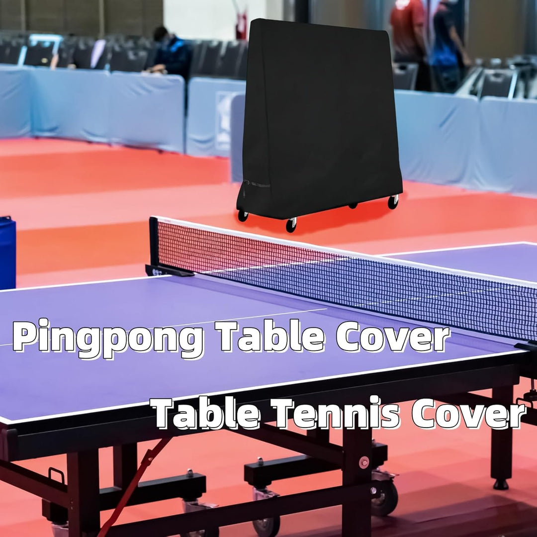 Betarami Tischtennis Schutzhülle Wasserdichte Oxford Polyester Abdeckung für Tischtennisplatte 165x7