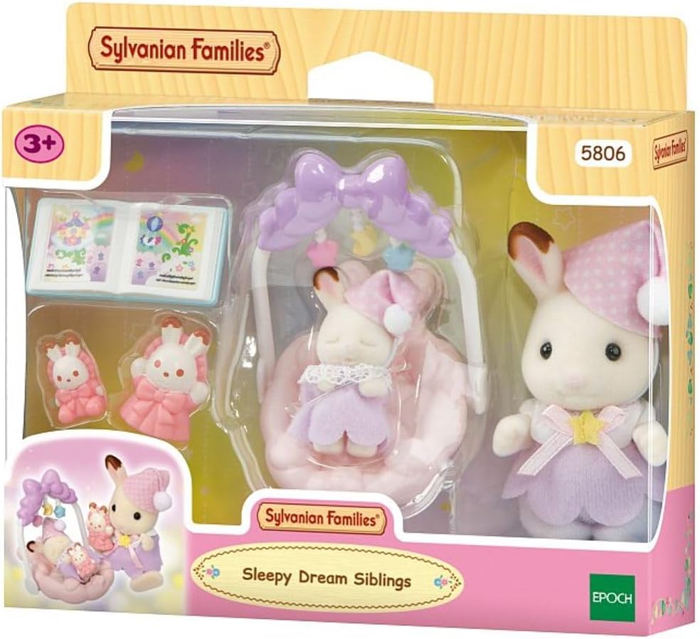 Sylvanian Families 5806 Schokoladenhasen Träumsüss Set, Spielset mit Tierfigur, Mit süssen Mäusefigu