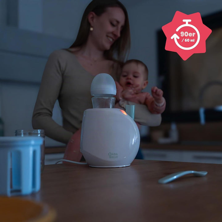 Badabulle Flaschenwärmer Easy+ - schonendes Erwärmen von Babyflaschen &amp; -gläschen - automatische Abs