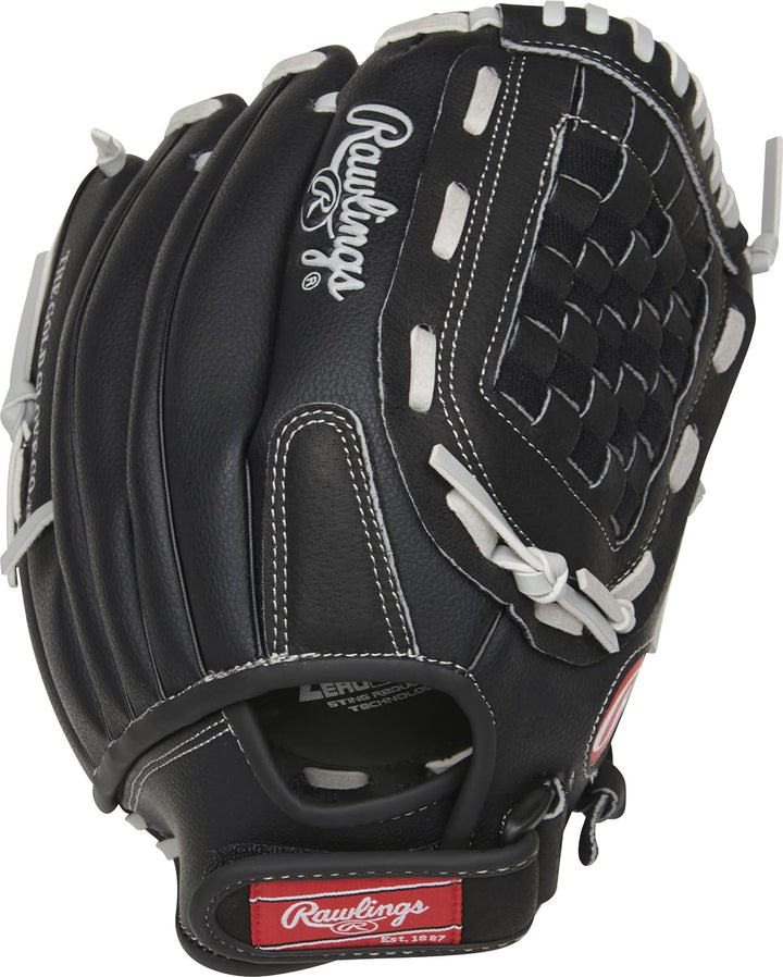 Rawlings RSB Erwachsene Slowpitch Softball Glove Serie Rechte Hand Wurf 30,5 cm – Korbgeflecht Schwa