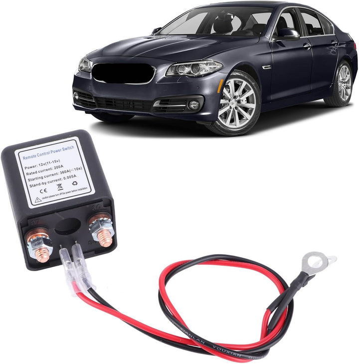 Fernbatterie-Trennschalter, DC12V 120A/200A Anti-Diebstahl-Upgrade-Kill-Schalter für Auto mit Dual-F