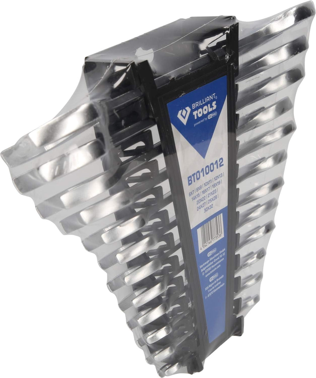 BRILLIANT TOOLS BT010012 Doppel-Maulschlüssel-Satz, 12-tlg [Powered by KS TOOLS] 12-tlg., 12-tlg.