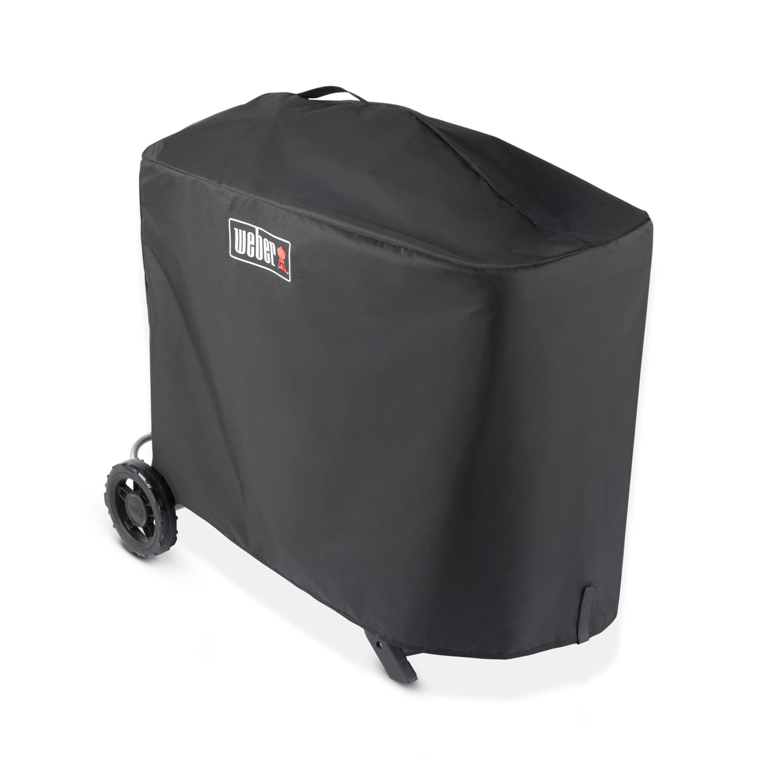 Weber Premium Grill Abedeckhaube für den Traveler Gas Grill, atmungsaktiv UV- &amp; wasserbeständig, Sch