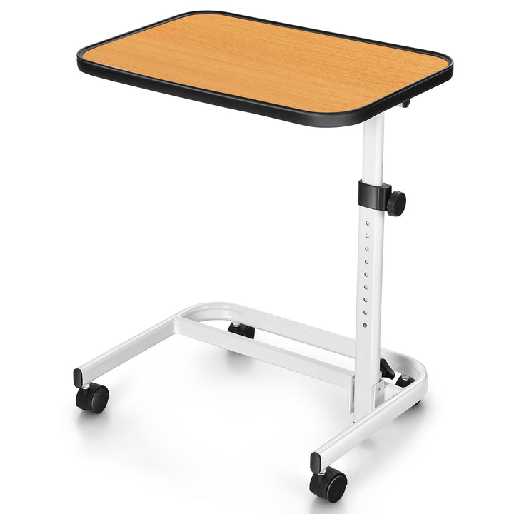 FANTASK höhenverstellbarer Pflegetisch, 60,5 x 40 x 73-93 cm des Pflegetisches, Krankentisch mit in