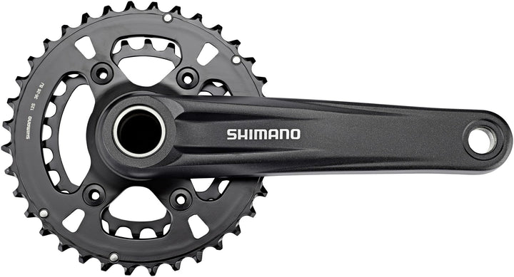 Shimano Unisex – Erwachsene FC-MT610-2 und 610-B2 Kettenradgarnitur, Schwarz, Einheitsgrösse