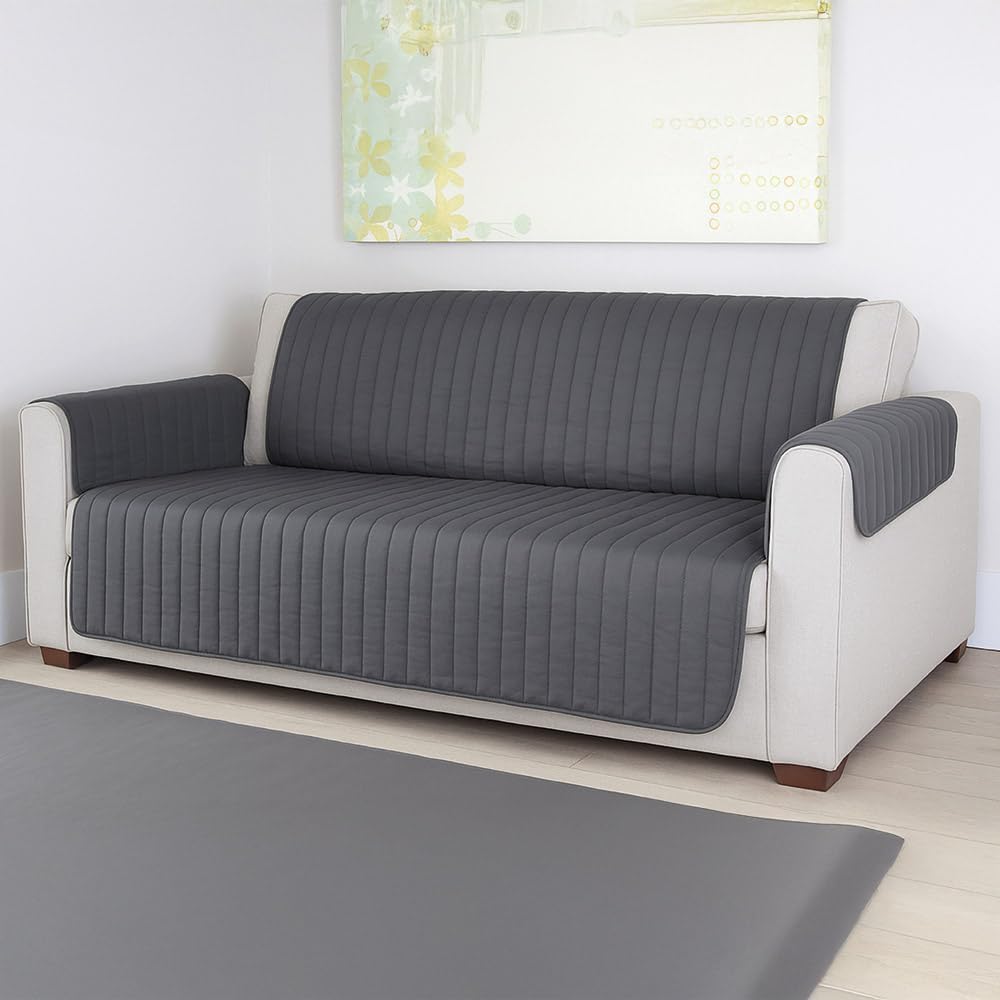 Deckt Sofa und Sessel beige 2-Sitzer, 2-Sitzer