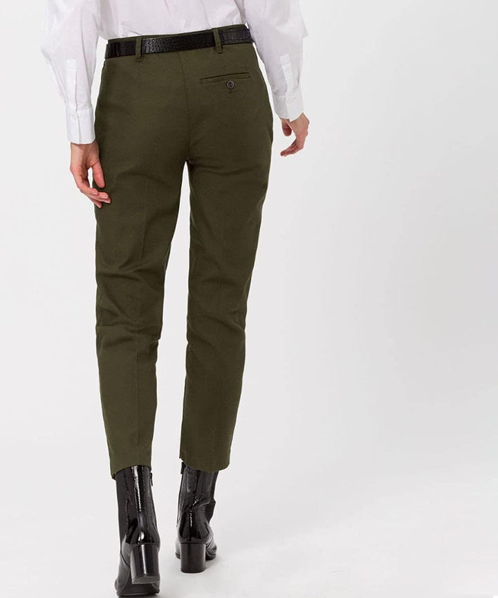 BRAX Damen Style Maron Chino Uni Hose 34W / 30L Dark Olive, 34W / 30L Dark Olive