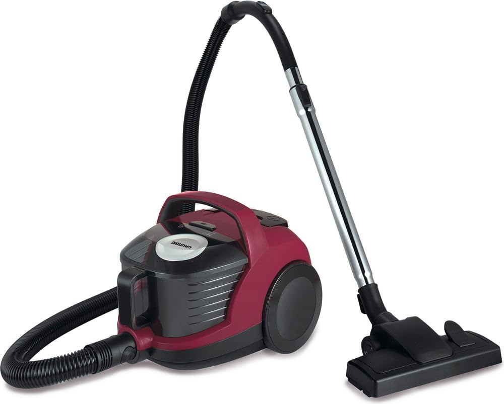 Grundig, VCC 3870 A Bodenstaubsauger beutellos, 1,8 l, Berry/Schwarz