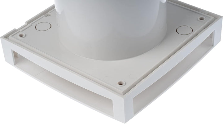 Ø 100mm Weiss Badlüfter mit Timer und Feuchtesensor - Ventilator/Lüfter für Effiziente Belüftung im