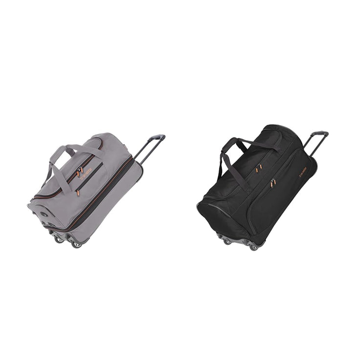 Travelite 2-Rad Trolley Reisetasche Gr. S mit Dehnfalte, Gepäck Serie Basics & 2-Rad Trolley Reiseta
