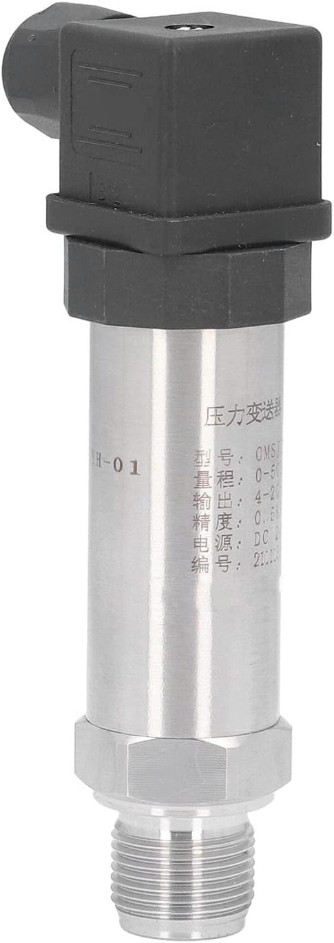 Drucktransmitter Transducer Sensor 0-50Kpa 4-20mA 24V DC Gewinde Edelstahl Zur Messung OMSJD-XQYH-01