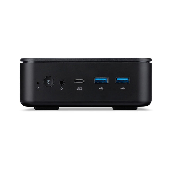 acer Mini PC | Veriton NUC | Schwarz | N100 | RAM: 8GB | SSD: 500GB | Windows 11 Pro | Office 2024 P