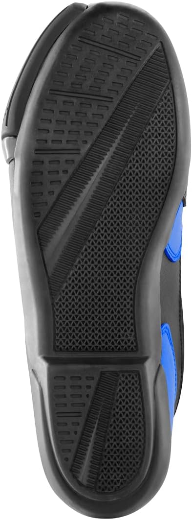 Bogotto Lap Motorradschuhe 44 EU Schwarz Blau, 44 EU Schwarz Blau