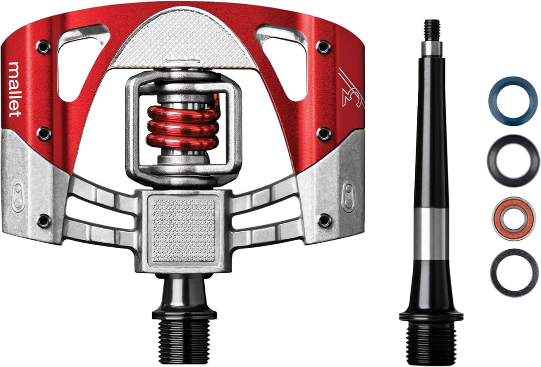 Crank Brothers Mallet 3 Pedale Einheitsgrösse Red/Red, Einheitsgrösse Red/Red
