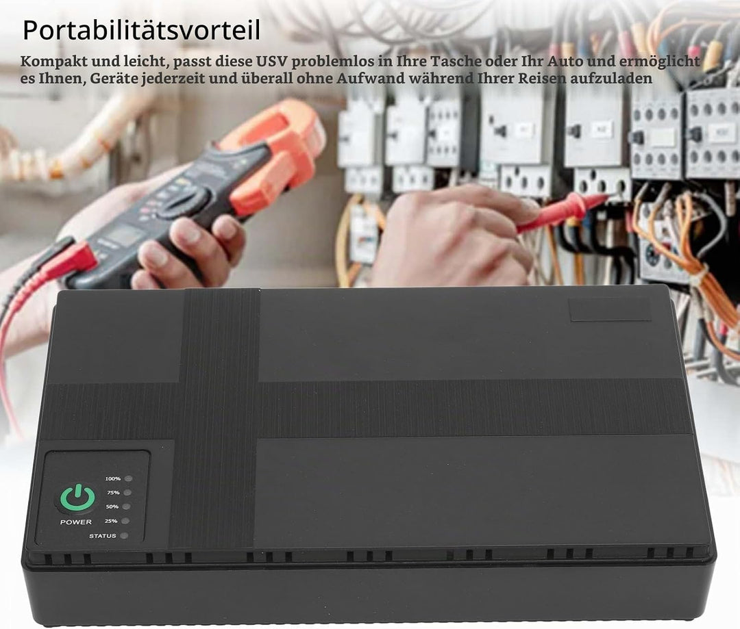 20000 -mAh UPS -Batterie -Backup mit Overcharge -Kompaktdesign für Router -Modem -Überwachungskamera