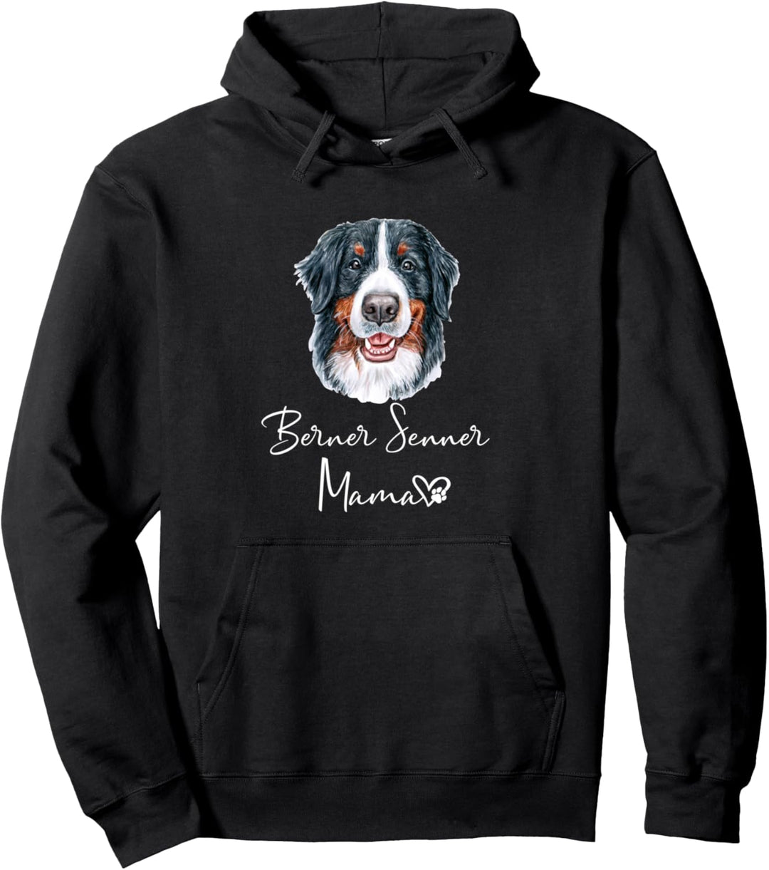 BERNER SENNENHUND Mama BERNER SENNER Hund Frauchen Pullover Hoodie