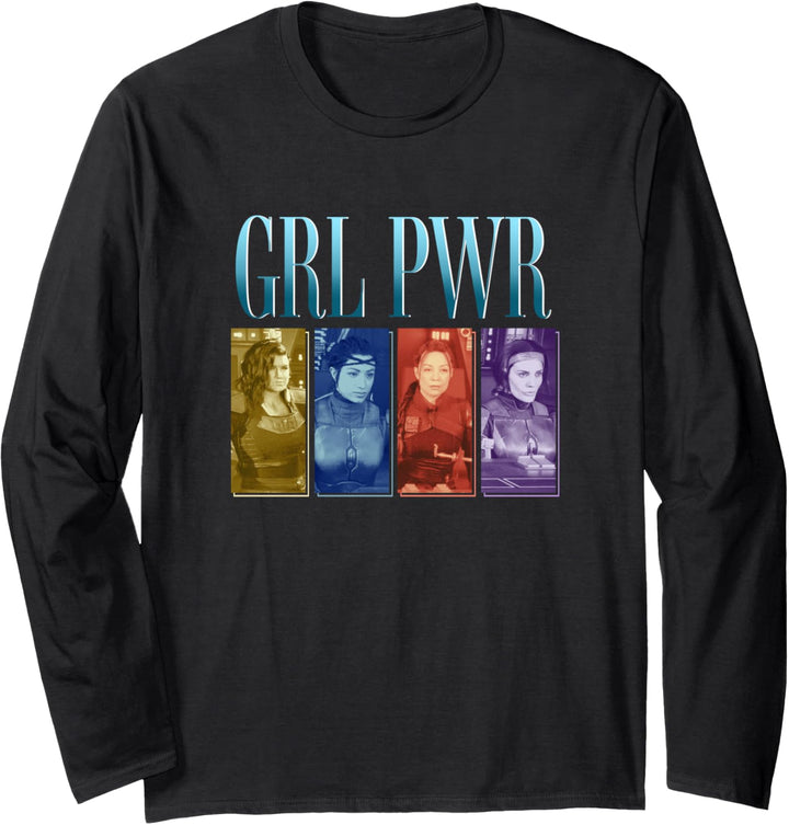 Star Wars The Mandalorian Girl Power Langarmshirt