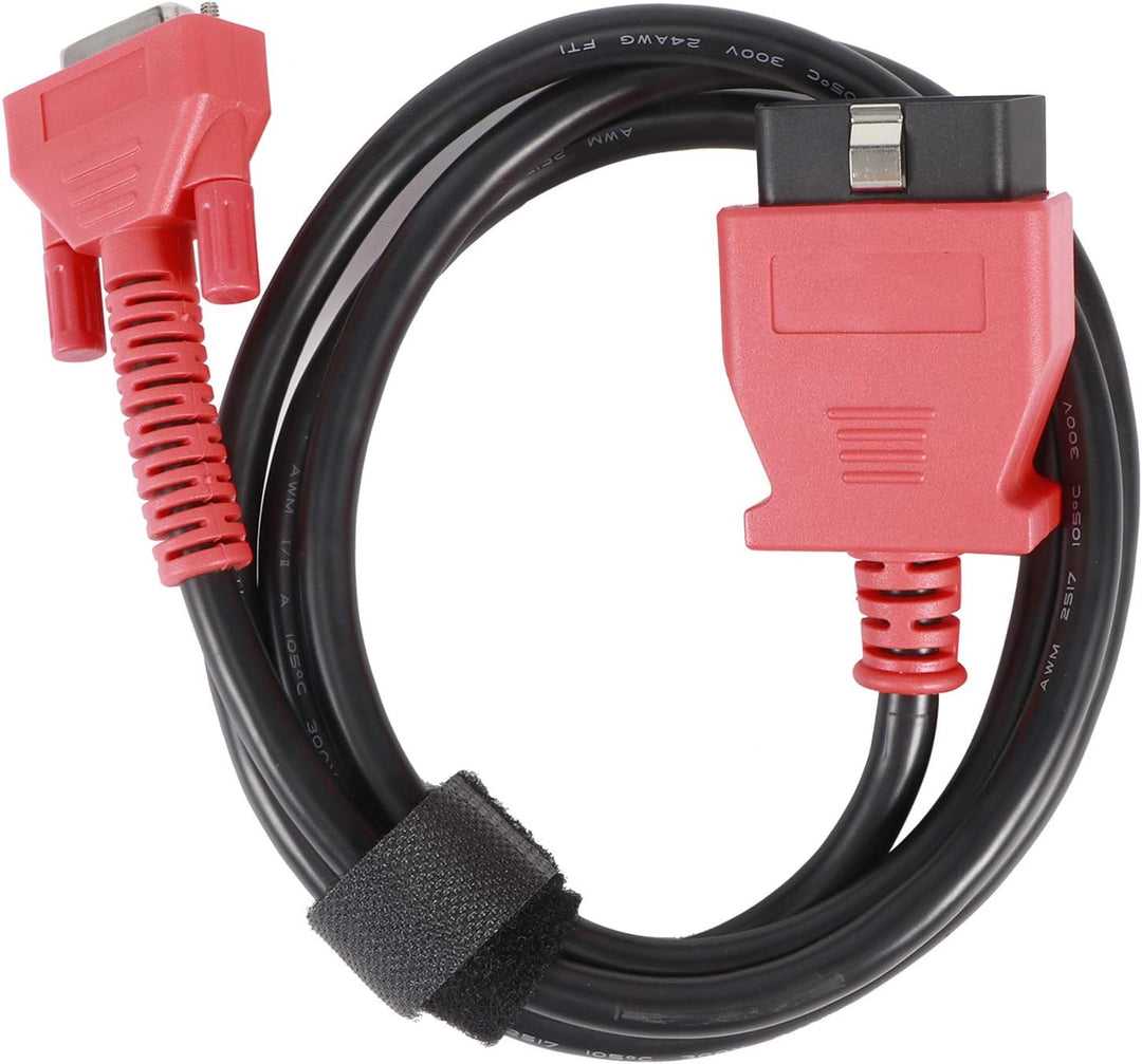 Qiilu OBD2 Auto Diagnosekabel, Scanner Haupttestdatenkabel OBD2 Kabelersatz Passend für MaxiSys MS90