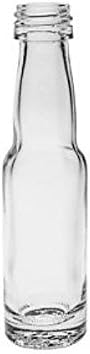 mikken 50 Mini Glasflaschen 20 ml mit Schraubverschluss inkl. Trichter 50 x 20ml, 50 x 20ml