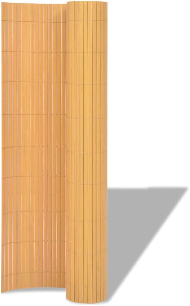 vidaXL Gartenzaun Doppelseitig Sichtschutzzaun Windschutz Sichtschutzmatte Sichtschutz Zaun Balkon G